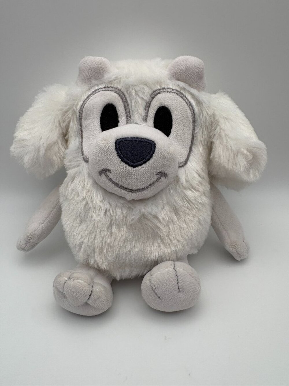 Bluey Friends Lila Plush White Dog Stuffie 6in"  (SKU: 853TO)